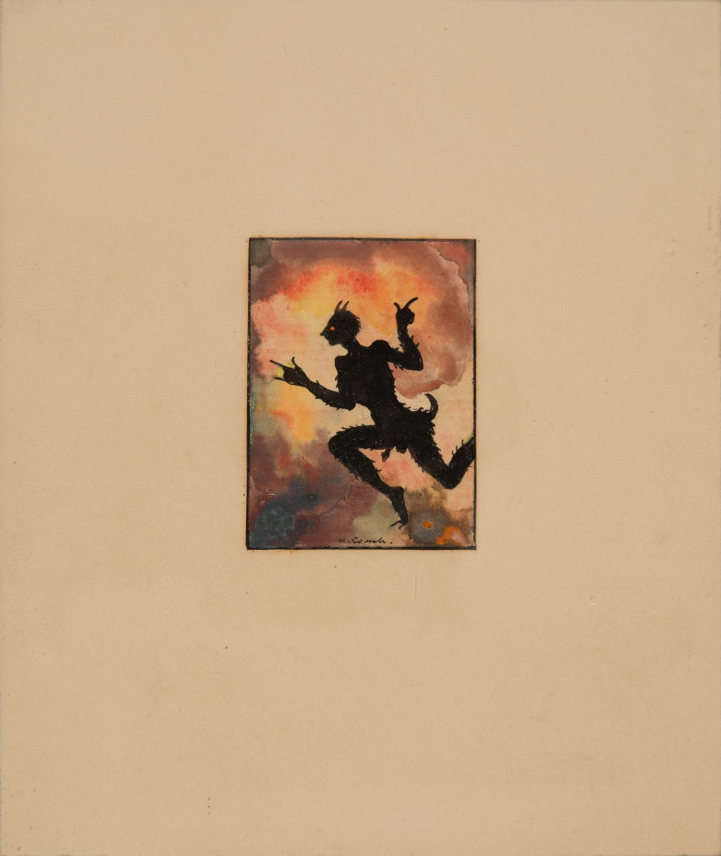 Летящий черт, Konstantin Somov, 1902