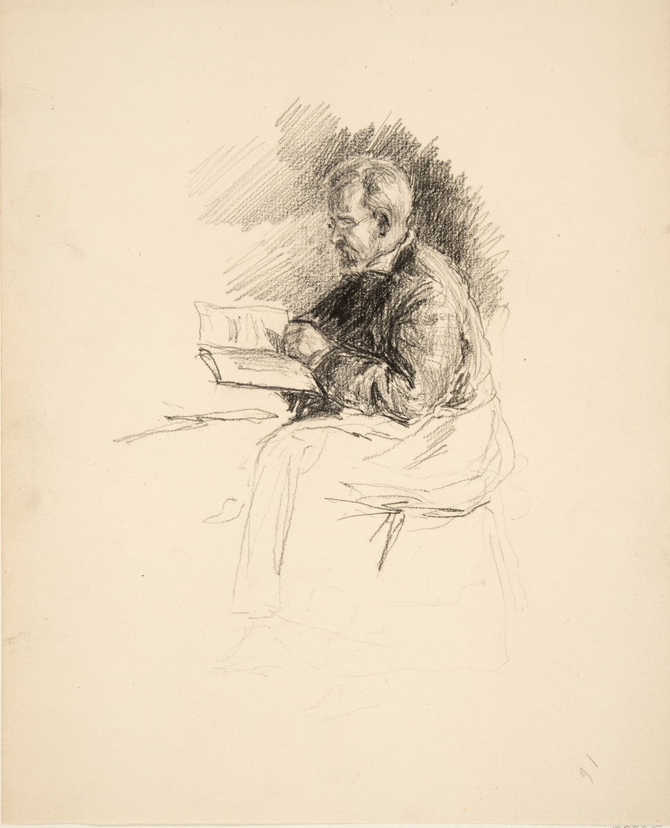 Портрет отца, Konstantin Somov, 1891