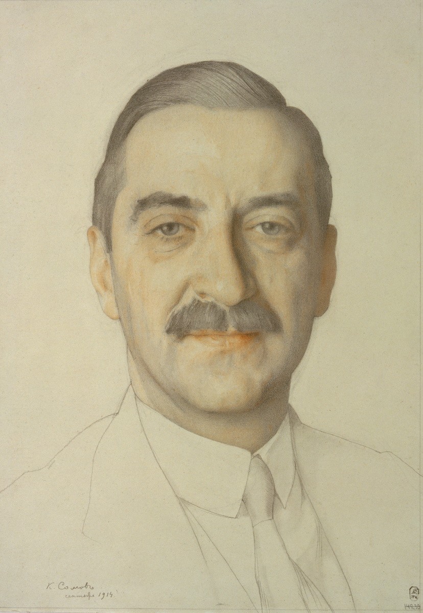 Портрет Вальмира Федоровича Нувеля, Konstantin Somov, 1914