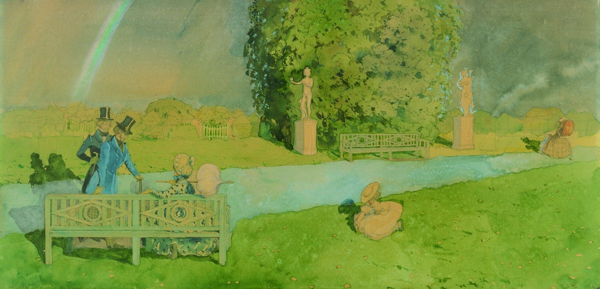 После дождя, Konstantin Somov, 1896