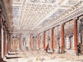Интерьер углового зала Строгановского дворца