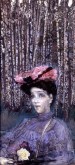 Portrait of Nadezhda Zabela-Vrubel with Birches in the Background