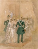Церемониальный «выход» императора Николая I с семьей