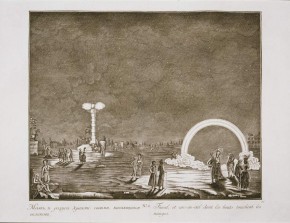 Иллюминация 28 октября 1770 «Маяк и радуга, краями своими, касающаяся облаков»