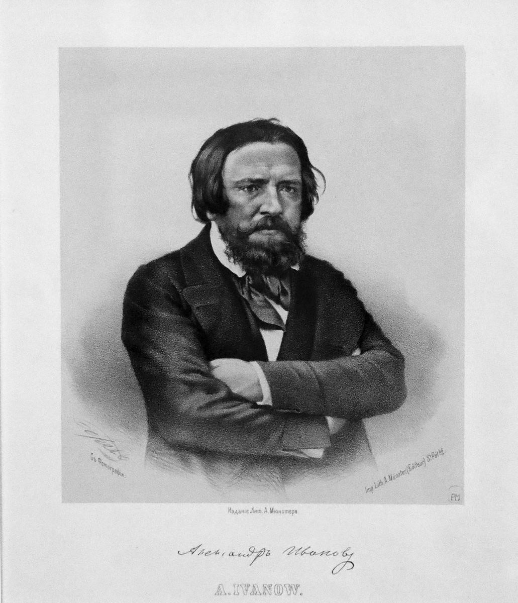 Портрет А.А. Иванова, Petr Borel, 1860