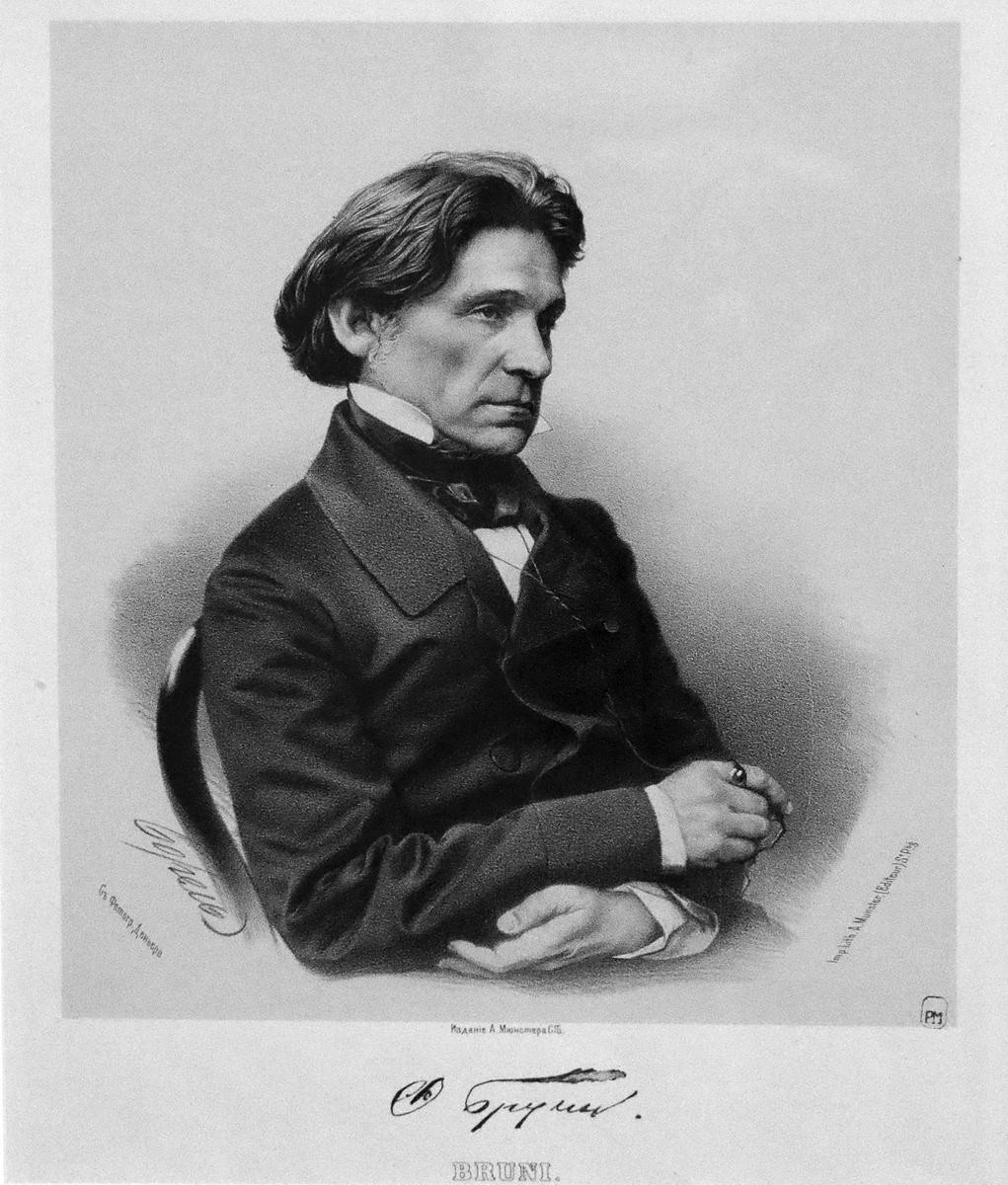 Портрет Ф.А. Бруни, Petr Borel, 1860