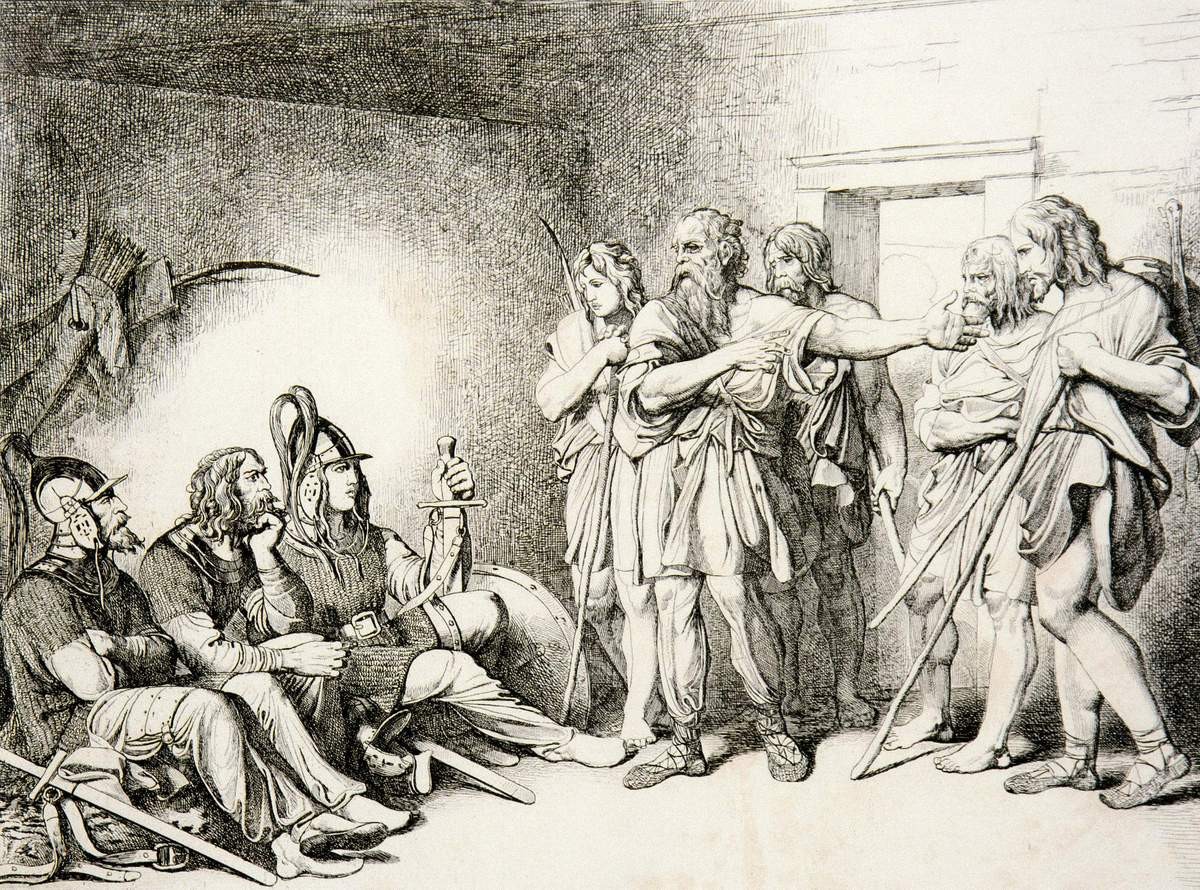 Призвание варяжских князей, Fedor Antonovich Bruni, between 1825 and 1839