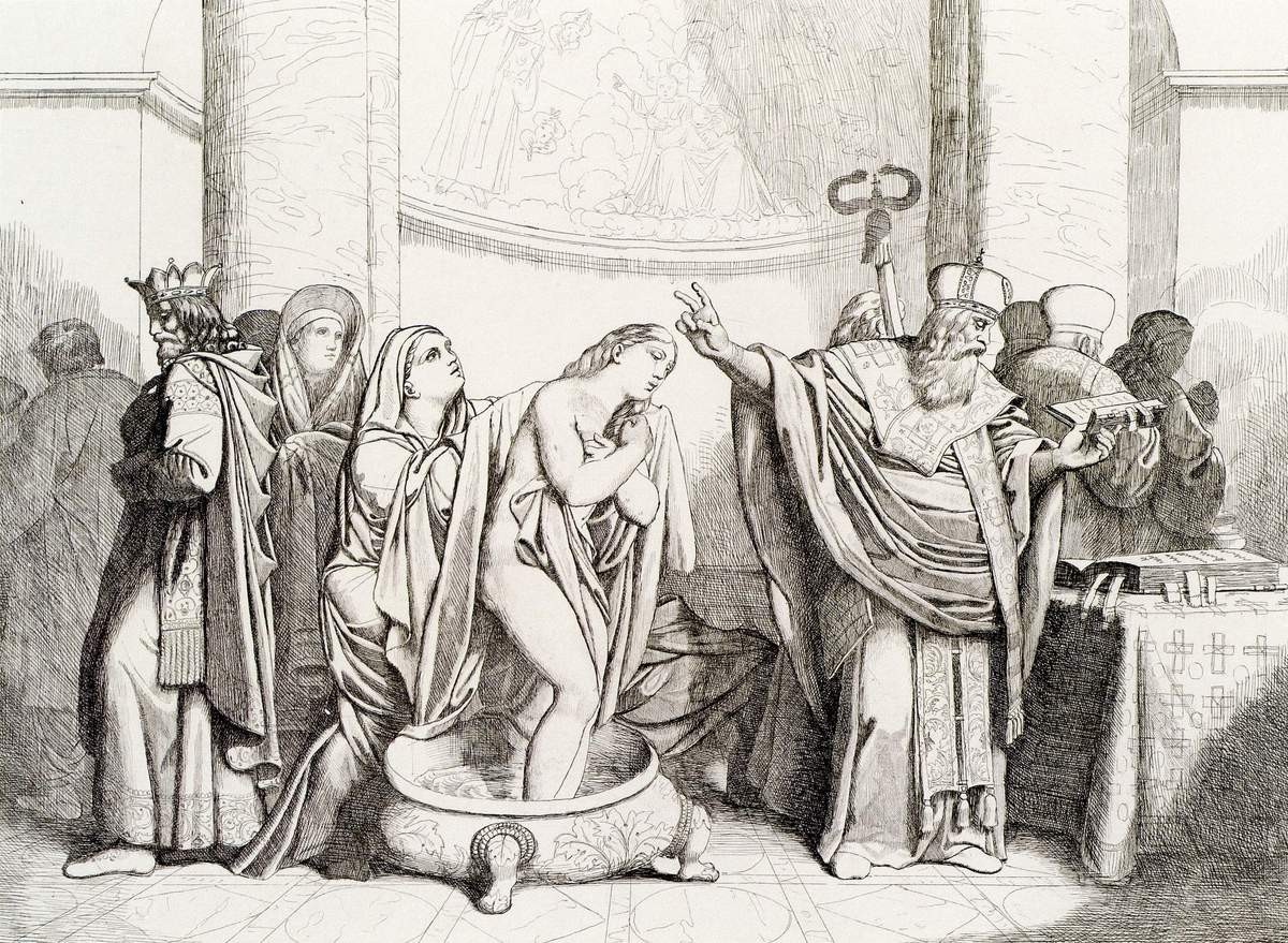 Крещение Ольги, Fedor Antonovich Bruni, 1830