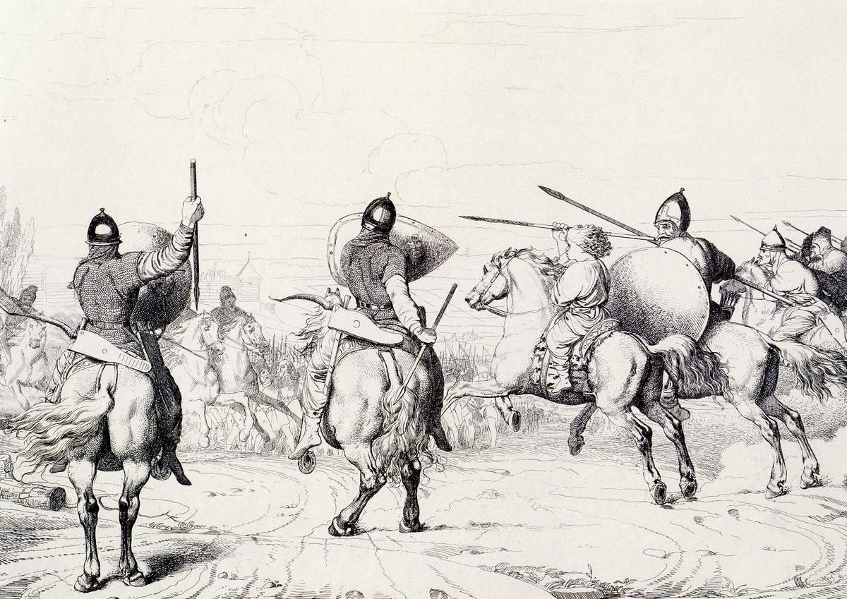 Первый воинский подвиг Святослава, Fedor Antonovich Bruni, 1830 - 1839