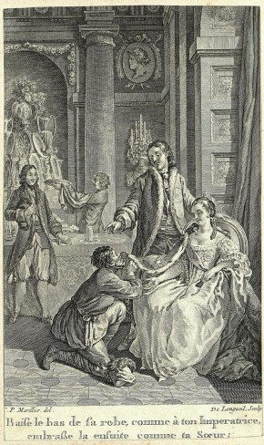 Peter the Great During Catherine I’s Meeting with Her Brother Karl Skavronsky