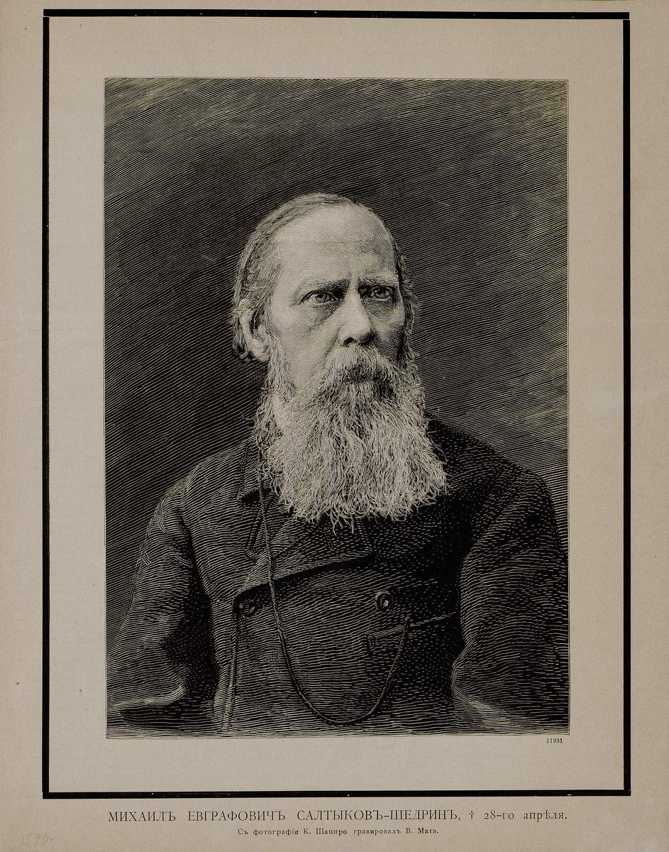 Портрет М.Е. Салтыкова-Щедрина, Vasily Mate, 1890