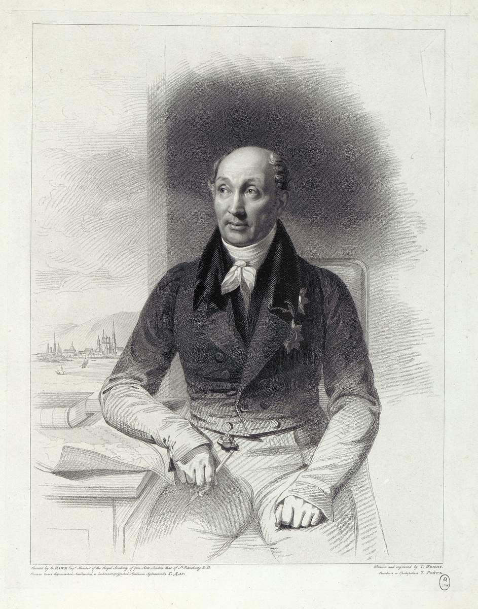 Портрет М. М. Сперанского, Thomas Wright, c. 1839