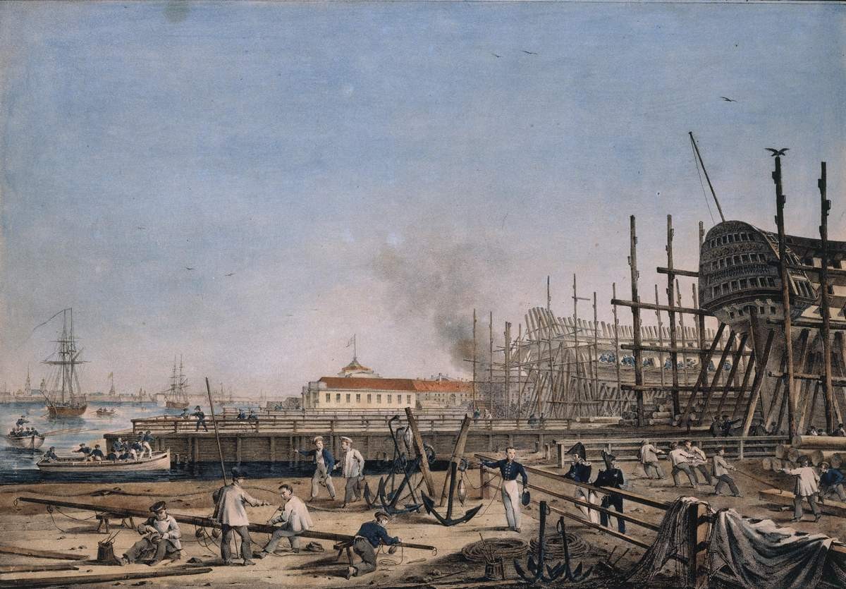 Адмиралтейская верфь, Karl Beggrov, 1826
