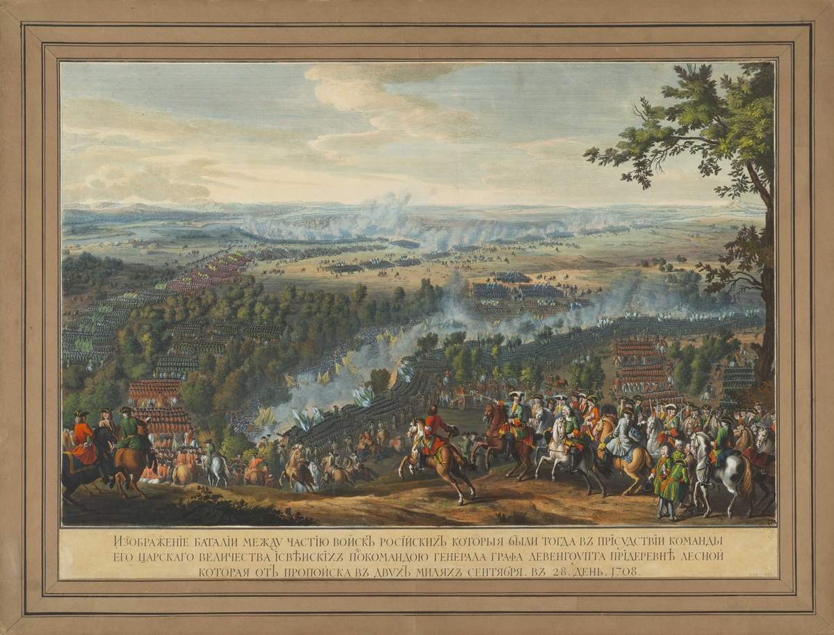 Сражение при деревне Лесной 28 сентября 1708 года, Larmessen Nikolas IV de, 1722–1723