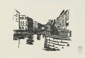 Львиный мостик. Иллюстрация к книге В. Я. Курбатова „Петербург“
