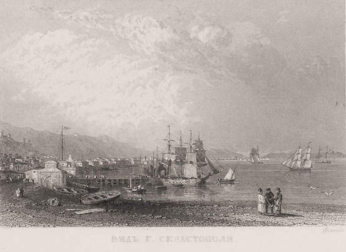 Вид г. Севастополя, Uilyam Floyd, 1863