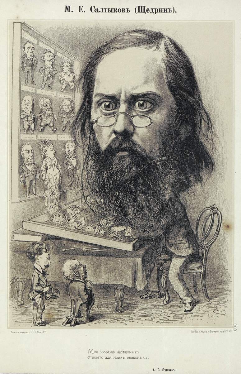 М. Е. Салтыков (Щедрин), Aleksandr Ivanovich Lebedev, 1877