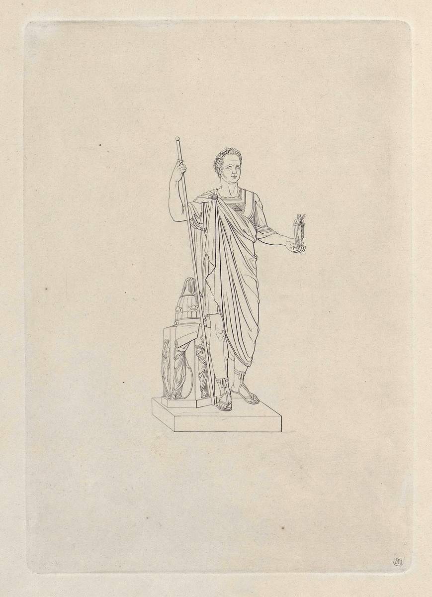 Проект статуи Александра I, Konstantin Afanasyev, late 1830s