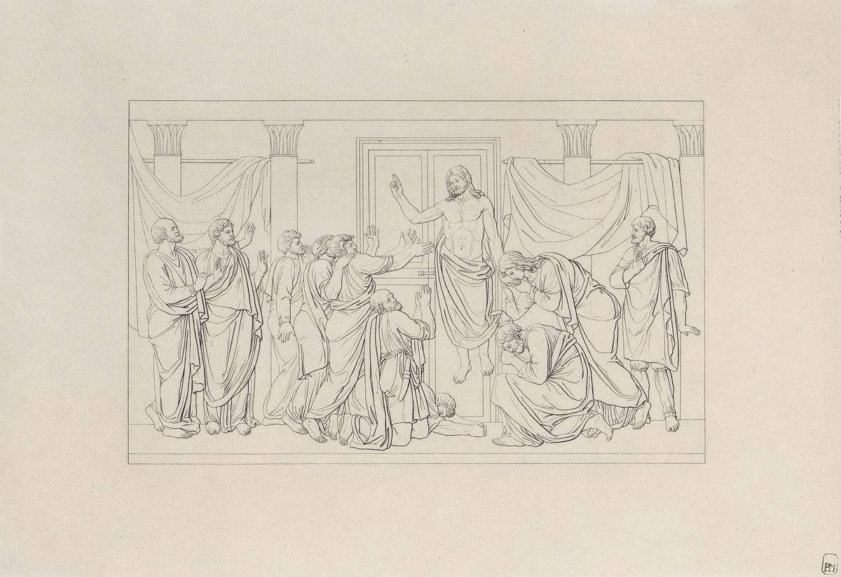 Вознесение Иисуса Христа, Konstantin Afanasyev, late 1830s