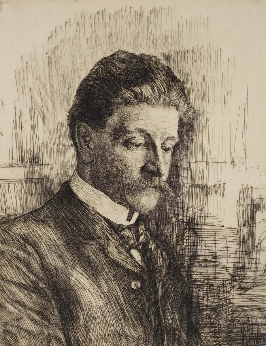 Портрет художника М.А. Врубеля (1856-1910), Vasily Mate, 1902