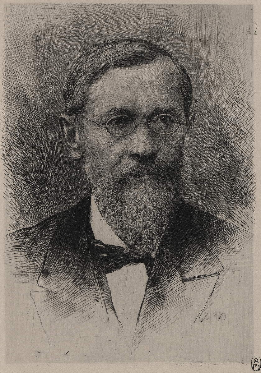Портрет профессора В.О. Ключевского, Vasily Mate, late 19th – early 20th century