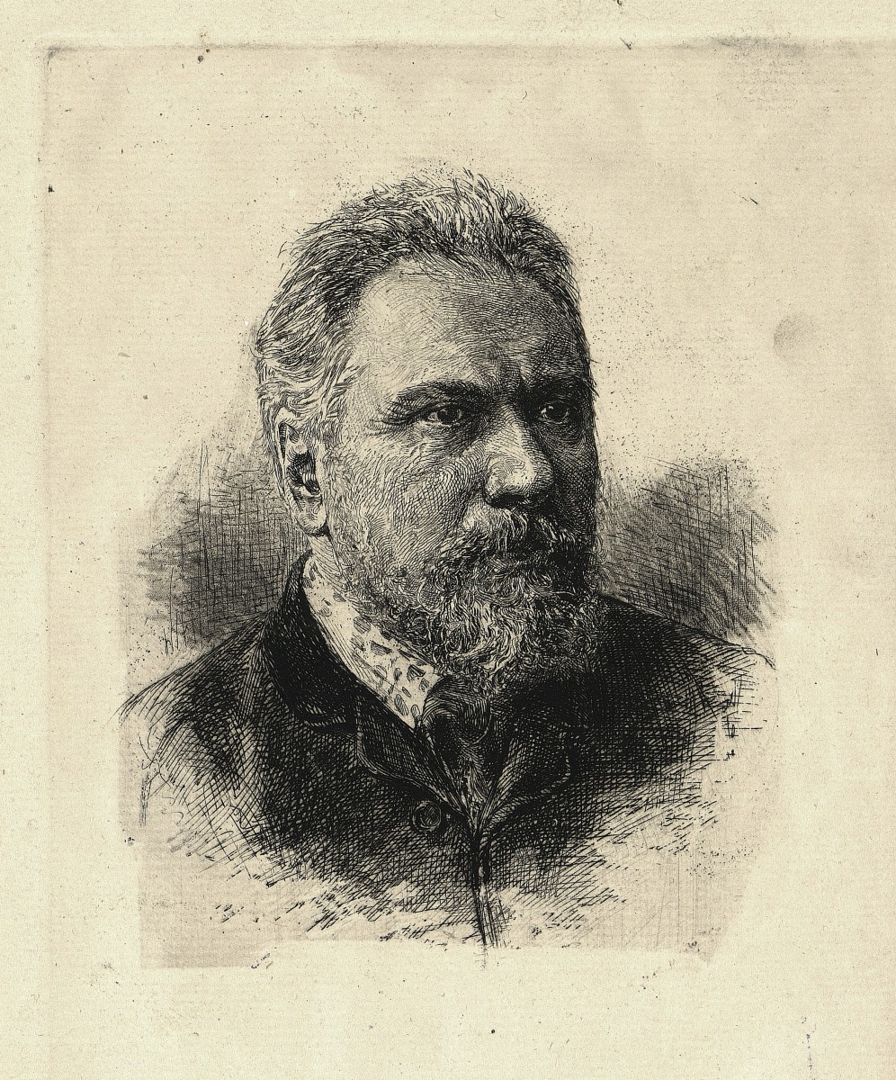 Портрет Н. Лескова, Vasily Mate, 1899
