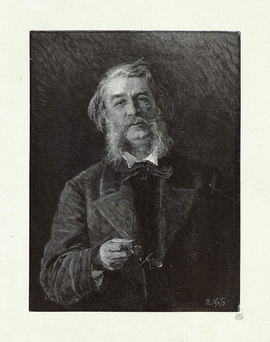 Портрет Д. В. Григоровича, Vasily Mate, 1887