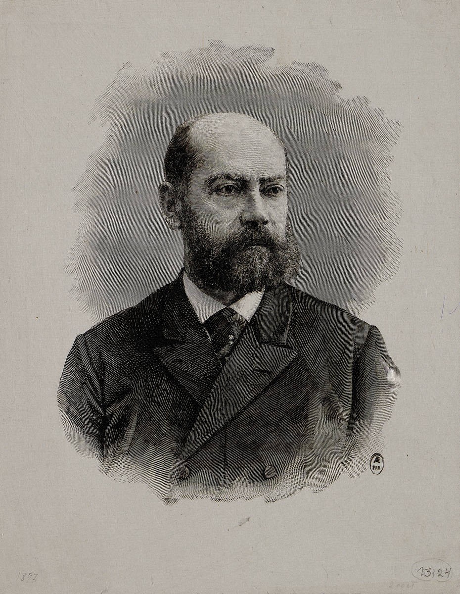 Портрет К. К. Случевского, Vasily Mate, 1897