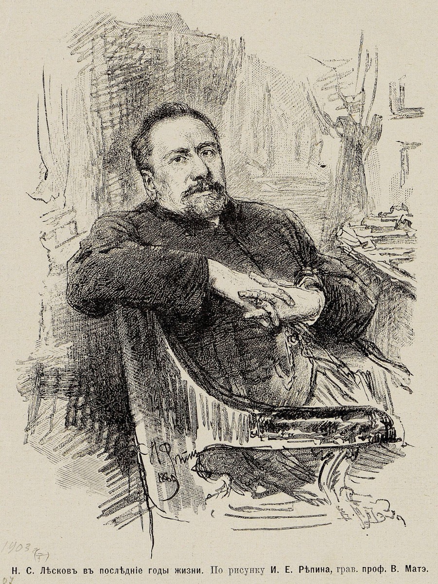 Н. С. Лесков в последние годы жизни, Vasily Mate, 1903