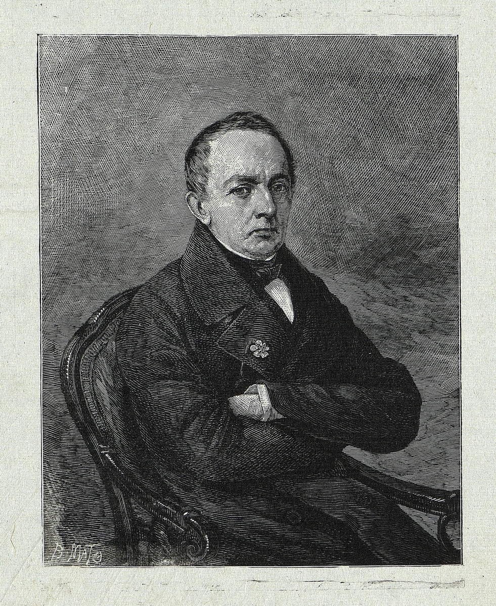 Портрет К. Н. Батюшкова., Vasily Mate, 1890s
