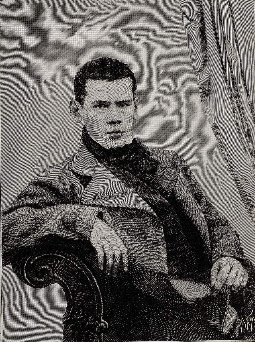 Портрет Л. Н. Толстого, Vasily Mate, last quarter of the 19th century