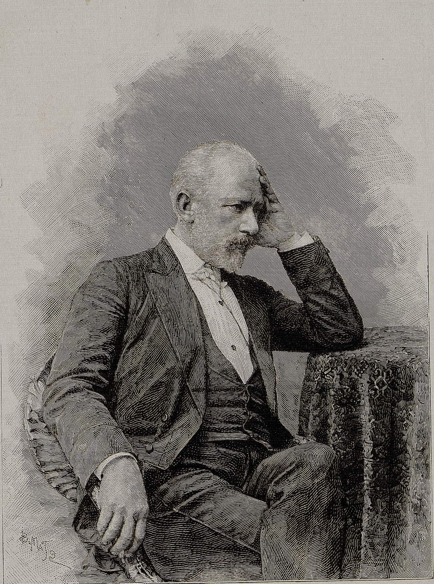 Портрет П. И. Чайковского, Vasily Mate, 1890s