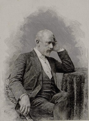 Портрет П. И. Чайковского