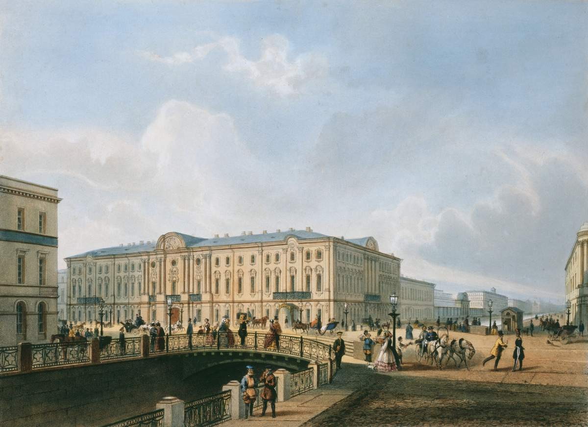 Полицейский мост, Zhan Zhakotte, mid-19th century