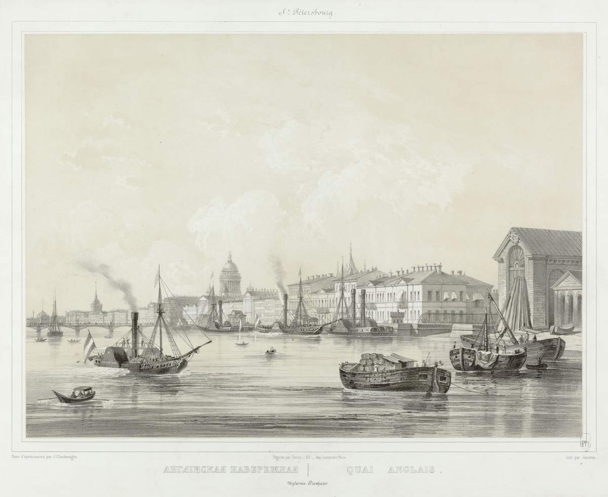 Английская набережная, Жакотте Жан, 1840 - 1850