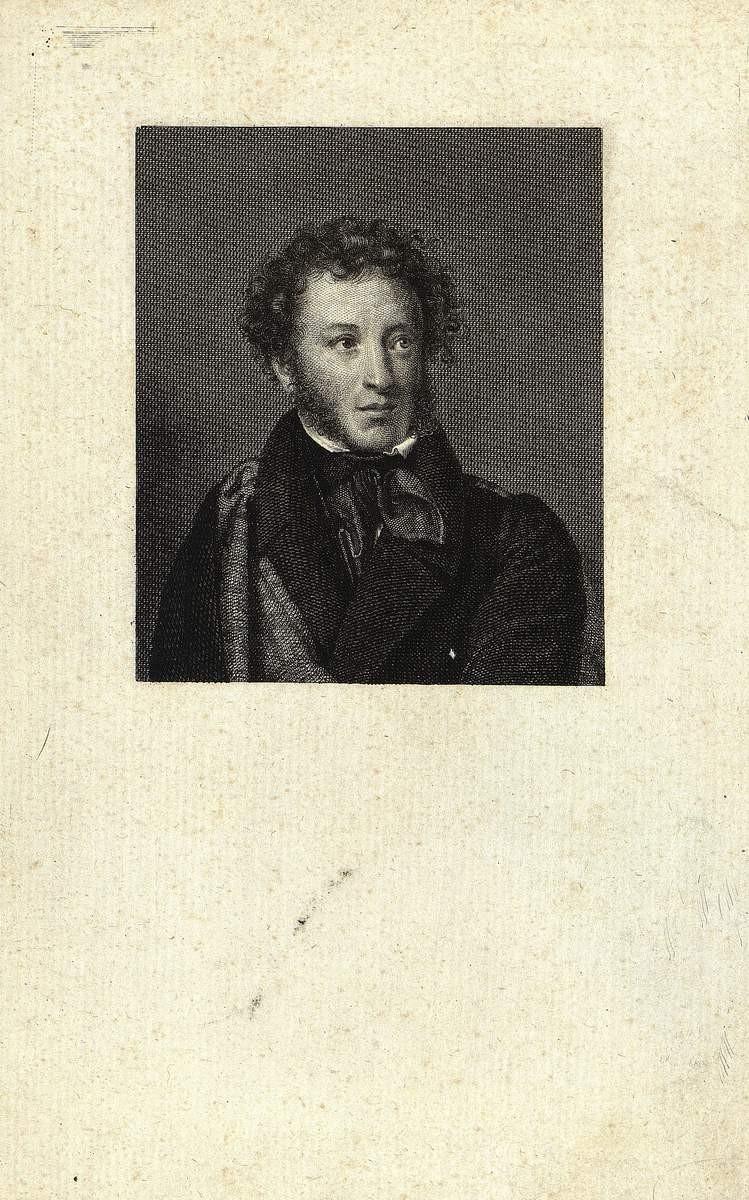 Портрет А. С. Пушкина, Nikolay Ivanovich Utkin, 1827