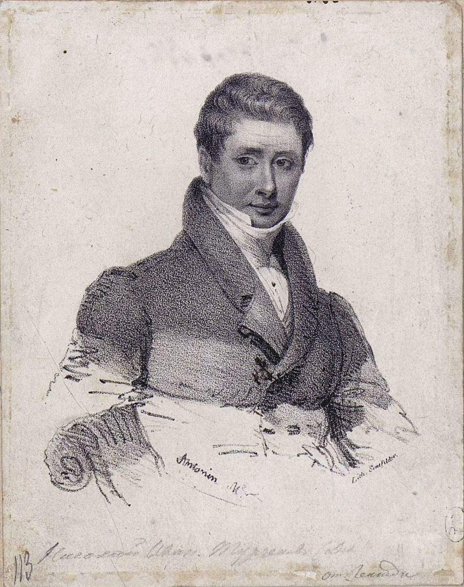 Портрет Н. И. Тургенева, first quarter of the 19th century
