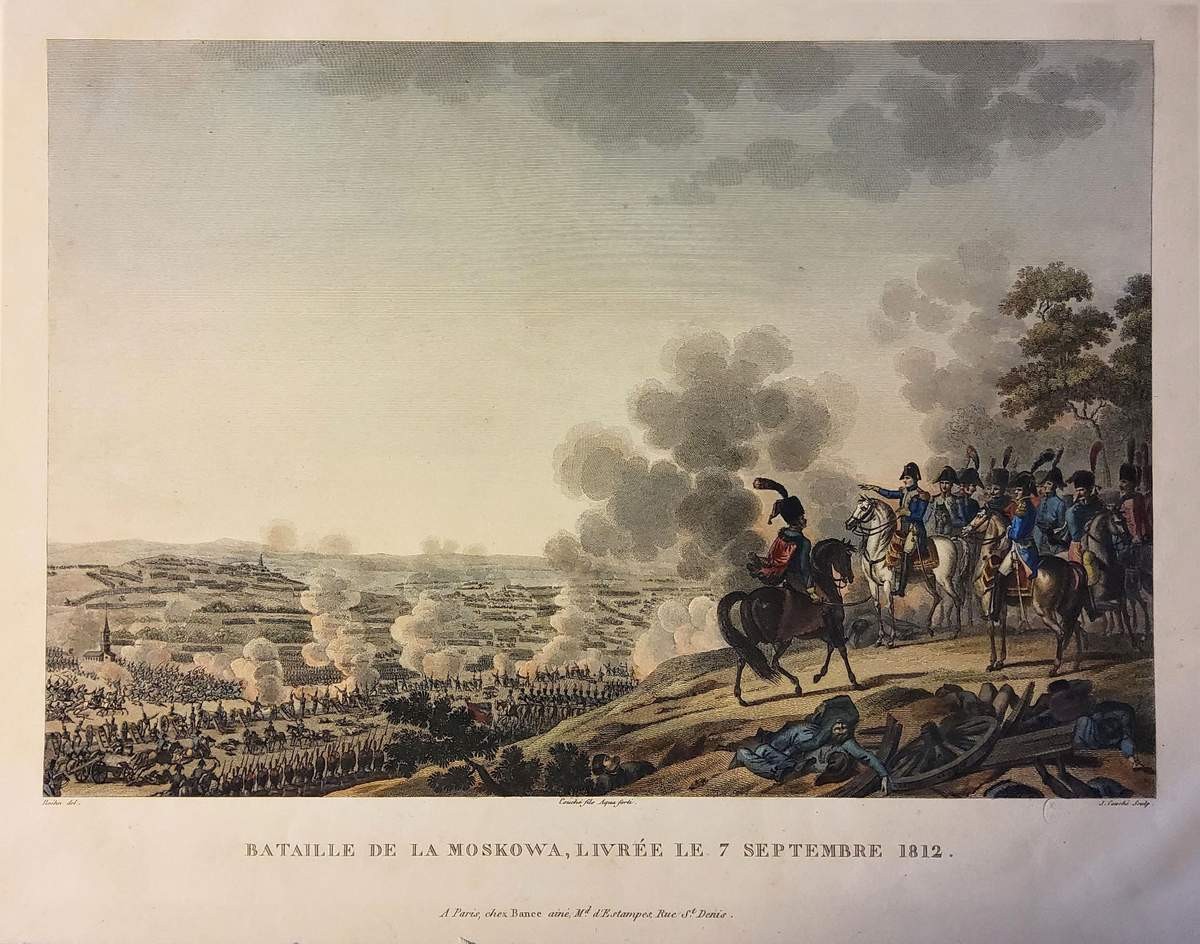 Битва под Москвой, происшедшая 7 сентября 1812 года, François Louis Couché, first half of the 19th century