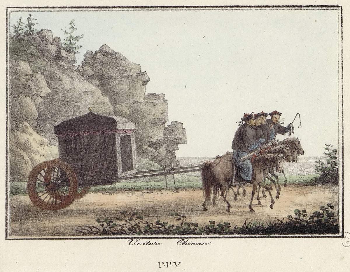 Китайская повозка, Andrey Yefimovich Martynov, 1822–1823