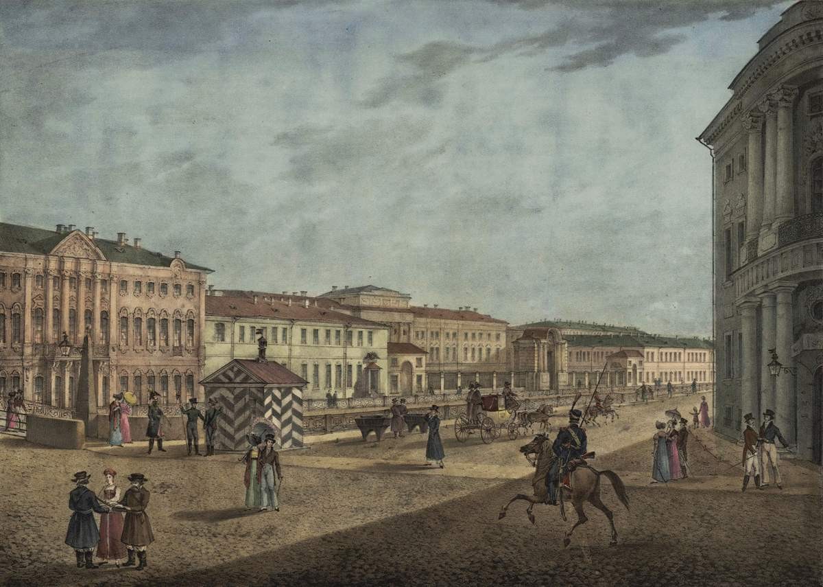 Полицейский мост, Karl Beggrov, 1823