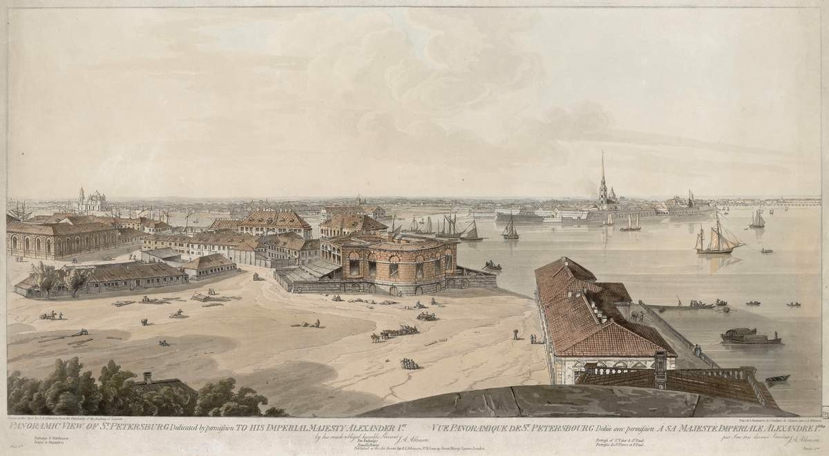 Панорама Петербурга, Atkinson Dzhon Avgust, 1805–1807