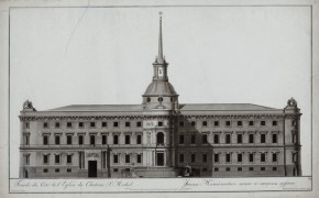 Фасад Михайловского замка со стороны церкви