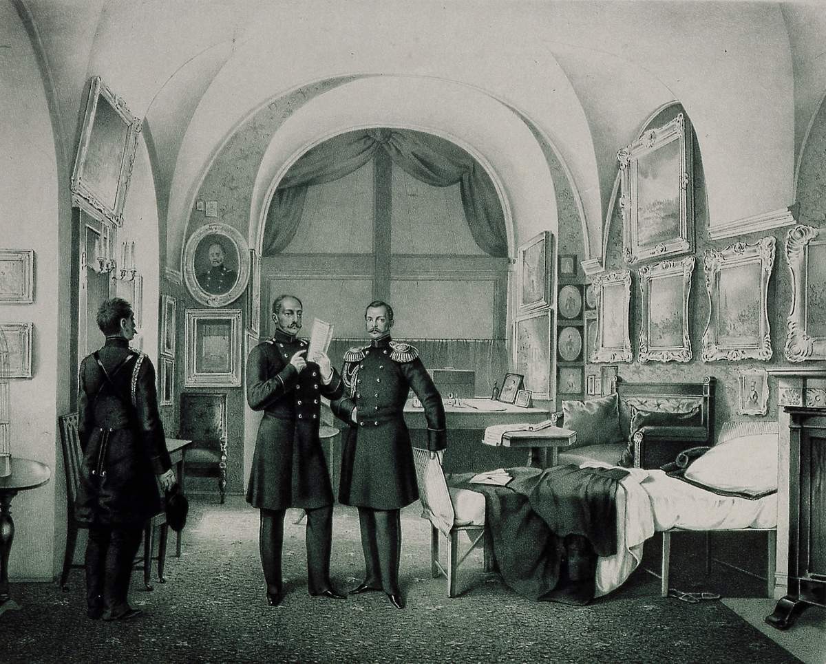 Известие из Крыма, Aleksandr Alekseyevich Kozlov, 1854