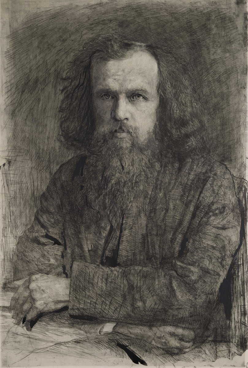 Портрет Д. И. Менделеева, Vasily Mate, c. 1907 (?)