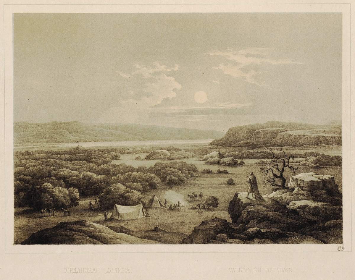 Иорданская долина, Grigory Chernetsov, 1844