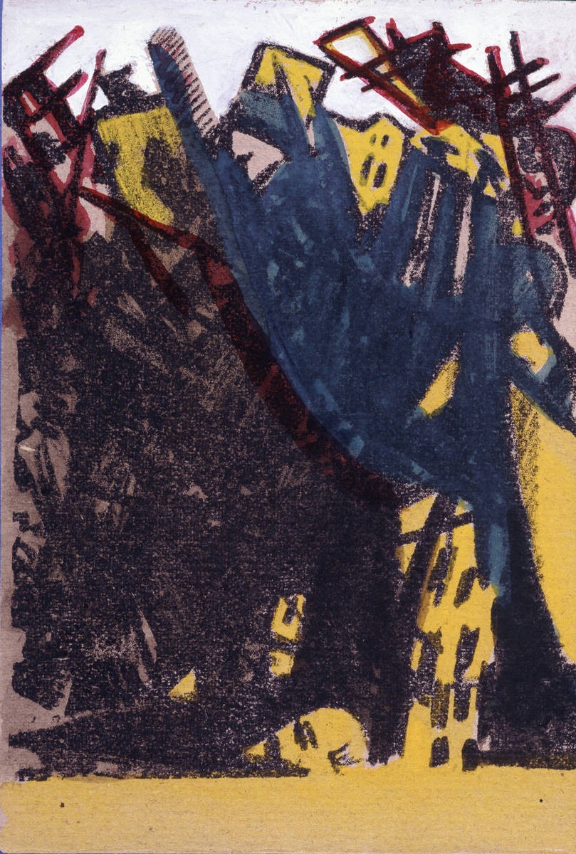 Город, Olga Rozanova, 1913