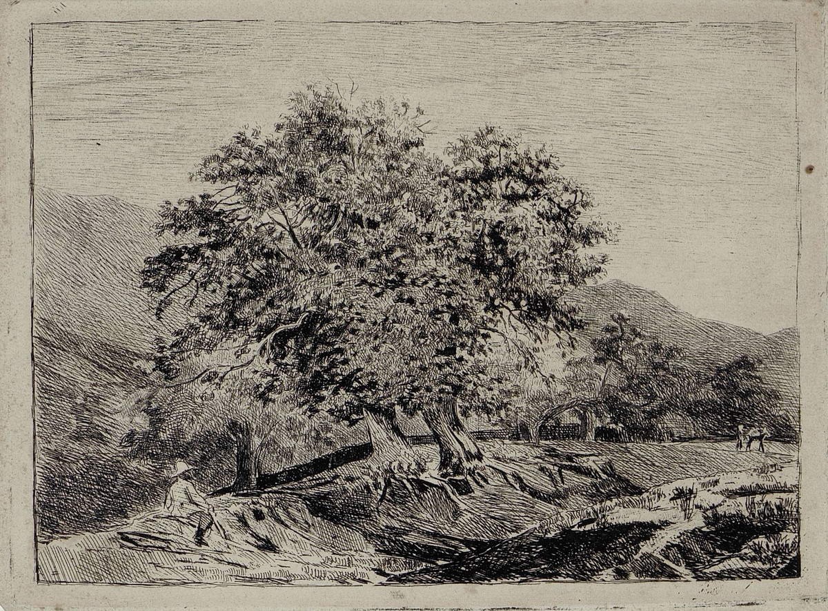 Сельский вид, Nikolai Ge, 1871