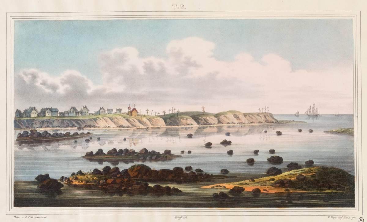 Пялица на южном побережье Русской Лапландии, Vasiliy Ivanovich Pape, 1837