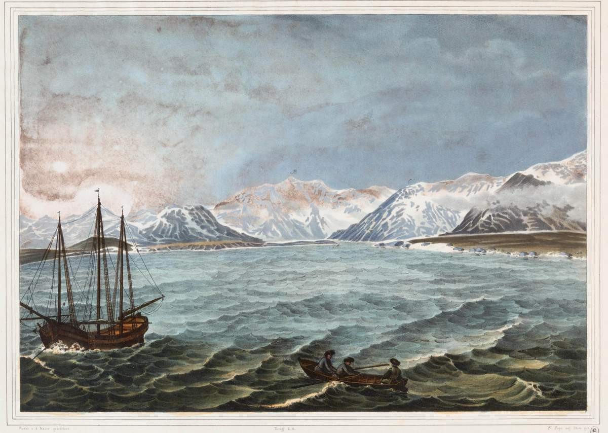 Маточкин Шар на Новой Земле, Vasiliy Ivanovich Pape, 1837