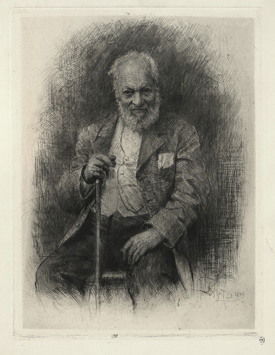 Портрет Н. Л. Бенуа, Vasily Mate, 1899